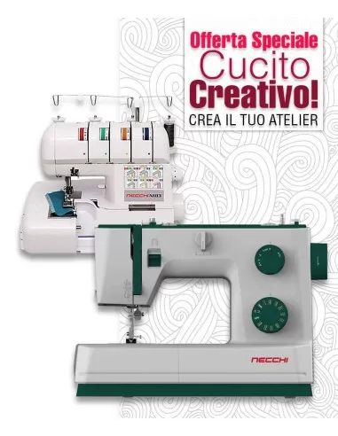 Set Atelier Start Up con macchina Necchi Q421A e tagliacuce N175